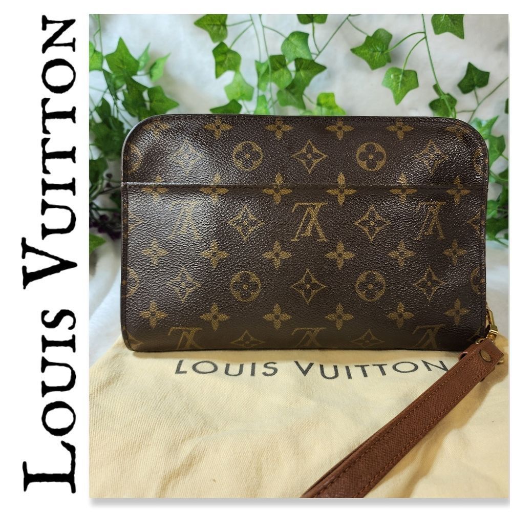 Authentic Louis Vuitton Monogram Orsay Clutch with Dust Bag